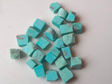 8-10mm Arizona Turquoise Rough Stones, Undrilled Loose Rough Raw Turquoise