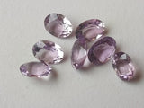 8x6mm Pink Amethyst Oval Cut Stone, Loose Natural Pink Amethyst Faceted Gemstone