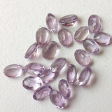 4x6mm Amethyst Oval Cut Stones, 5 Pieces Amethyst Oval Gems For Jewelry - VICA37