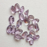 4x6mm Amethyst Oval Cut Stones, 5 Pieces Amethyst Oval Gems For Jewelry - VICA37