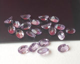 4x6mm Amethyst Oval Cut Stones, 5 Pieces Amethyst Oval Gems For Jewelry - VICA37