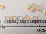 5x8mm Ethiopian Opal Pear Cut Stone, Faceted Pear Fire Opal For Jewelry, 0.45CTW