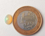 6x8mm Ethiopian Opal Oval Rose Cut Flat Back Cabochons, 1 Pc Natural Rare