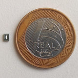 Blue Baguette Diamond, Rare 3.3x2.3mm MELEE Baguette Cut Rectangle Diamond Piece