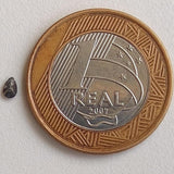 4x2.5mm Salt And Pepper Pear Diamond, Clear Black Pear Shaped Faceted Rose Cut