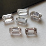 4x6mm Lab Grown Diamond Emerald Cut Loose Stone Eye Clean Gem for Jewelry - LGE1