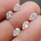 3x5mm Lab Grown Diamond Pear Cut Loose Stone Eye Clean Gem for Jewelry - LGPD1