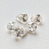 2x4mm-3x5mm Lab Grown Diamond Pear Cut Loose Stone Eye Clean Gem - LGPD3