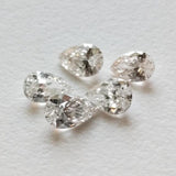2x4mm-3x5mm Lab Grown Diamond Pear Cut Loose Stone Eye Clean Gem - LGPD3