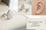 2x4mm-3x5mm Lab Grown Diamond Pear Cut Loose Stone Eye Clean Gem - LGPD3