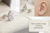 3x5mm Lab Grown Diamond Pear Cut Loose Stone Eye Clean Gem for Jewelry - LGPD1