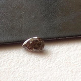 Conflict Free 4x2.6mm Salt Pepper Pear Cut Diamond Loose Diamond-PAD32