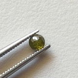 Rare Green Rose Cut Diamond Cabochon Loose Conflict Free Diamond for Ring