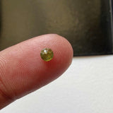 Rare Green Rose Cut Diamond Cabochon Loose Conflict Free Diamond for Ring