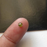 Rare Green Rose Cut Diamond Cabochon Loose Conflict Free Diamond for Ring