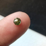 Rare Green Rose Cut Diamond Cabochon Loose Conflict Free Diamond-PAD28