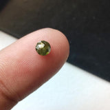 Rare Green Rose Cut Diamond Cabochon Loose Conflict Free Diamond-PAD28