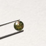 Rare Green Rose Cut Diamond Cabochon Loose Conflict Free Diamond-PAD28