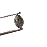 Salt Pepper Marquise Cut Diamond Loose Conflict Free Diamond, 5x3mm-PAD25