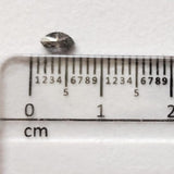 Salt Pepper Marquise Cut Diamond Loose Conflict Free Diamond, 5x3mm-PAD25