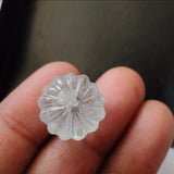 15.2mm Aquamarine Melon Beads, Huge Natural Aquamarine Carved Melon Beads-PPH65