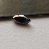 Black Rose Cut Diamond Marquise 6x3mm Natural Rough Diamond Faceted Cabochon