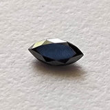 Black Rose Cut Diamond Marquise 6x3mm Natural Rough Diamond Faceted Cabochon