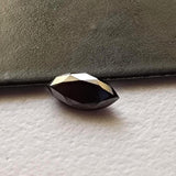 Black Rose Cut Diamond Marquise 6x3mm Natural Rough Diamond Faceted Cabochon