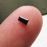 Black Tapered Baguette Diamond Fancy Cut Loose Diamond for Ring Jewelry Making