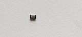 3.4x2.5mm Salt Pepper Emerald Cut Diamond, Conflict Free Loose Diamond
