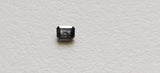 3.4x2.5mm Salt Pepper Emerald Cut Diamond, Conflict Free Loose Diamond