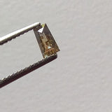 Salt And Pepper Tapered Baguette 4.2x2.4x2.1mm, Fancy Tapered Baguette Cut Ring