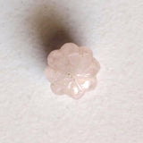 10mm Morganite Melon Beads, 1 Pc Pink Aquamarine Carved Melon Beads, Natural