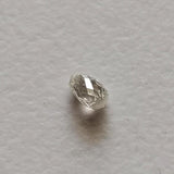 0.13Ct Faceted Diamond Teardrop, Double Drilled Briolette Bead (3.6x2.3mm )