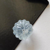15.2mm Aquamarine Melon Beads, Huge Natural Aquamarine Carved Melon Beads-PPH65
