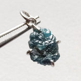 Blue Diamond Pendant Natural Diamond Necklace Charm Conflict Free Fine Jewelry
