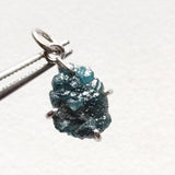 Blue Diamond Pendant Natural Diamond Necklace Charm Conflict Free Fine Jewelry