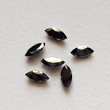Black Rose Cut Diamond Marquise 6x3mm Natural Rough Diamond Faceted Cabochon