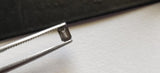 3.6x2.5mm Salt Pepper Emerald Cut Diamond Conflict Free Loose Diamond Ring