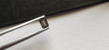 3.6x2.5mm Salt Pepper Emerald Cut Diamond Conflict Free Loose Diamond Ring