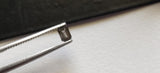 3.5x2.5mm Salt Pepper Emerald Cut Diamond, Conflict Free Loose Diamond Ring
