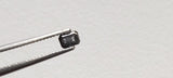 3.6x2.5mm Salt Pepper Emerald Cut Diamond Conflict Free Loose Diamond Ring