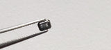 3.6x2.5mm Salt Pepper Emerald Cut Diamond Conflict Free Loose Diamond Ring