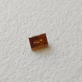 Cognac Brown Baguette Diamond, Rare 3x2mm Champagne Baguette Cut Rectangle