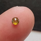 Rare Green Rose Cut Diamond Cabochon Loose Conflict Free Diamond for Ring