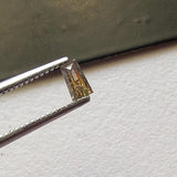 Salt And Pepper Tapered Baguette 4.2x2.4x2.1mm, Fancy Tapered Baguette Cut Ring