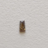 Salt And Pepper Tapered Baguette 4.2x2.4x2.1mm, Fancy Tapered Baguette Cut Ring