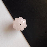 10mm Morganite Melon Beads, 1 Pc Pink Aquamarine Carved Melon Beads, Natural