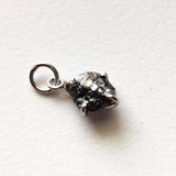 Black Diamond Pendant Natural Diamond Necklace Charm Conflict Free Fine Jewelry