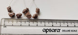 6-9mm Approx, Brown Rough Diamond Briolettes, Natural Diamond Briolette